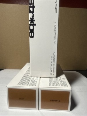 M.A.C Strobe Dewy Skin Tint, 1 fl oz / 30Ml NIB chose shade