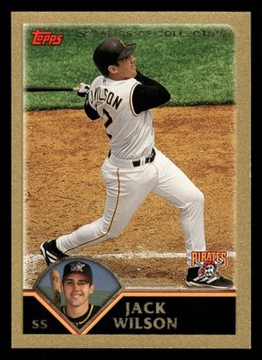 Jack Wilson Pittsburgh Pirates 2003 Topps Gold #118 SN /2003