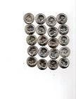 KENNEDY HALF DOLLARS 1968-D BU (40% SILVER 20 COINS)