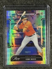 Coby Mayo 2024 Panini Three & Two #81 Rookie Card Holo Silver Orioles 10/49