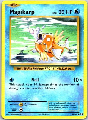 Magikarp 33/108 XY - Evolutions Common -NM