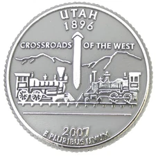 Utah State Quarter Magnet by Classic Magnets