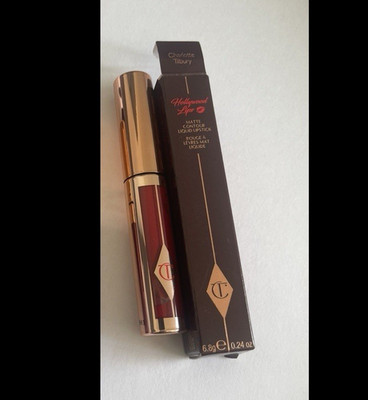 Charlotte Tilbury Hollywood Lips Lipgloss Dunkelrot Matt Flüssig 6.8g
