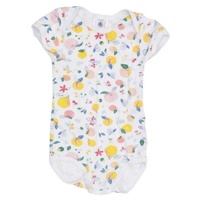 Petit Bateau, Body, Größe: 95, Weiß/Mehrfarbig, Baumwolle, Sonstiges #rTi