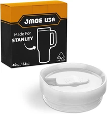 40oz & 64oz Sliding Lid for Stanley Adventure Quencher H2.0 Flowstate - White