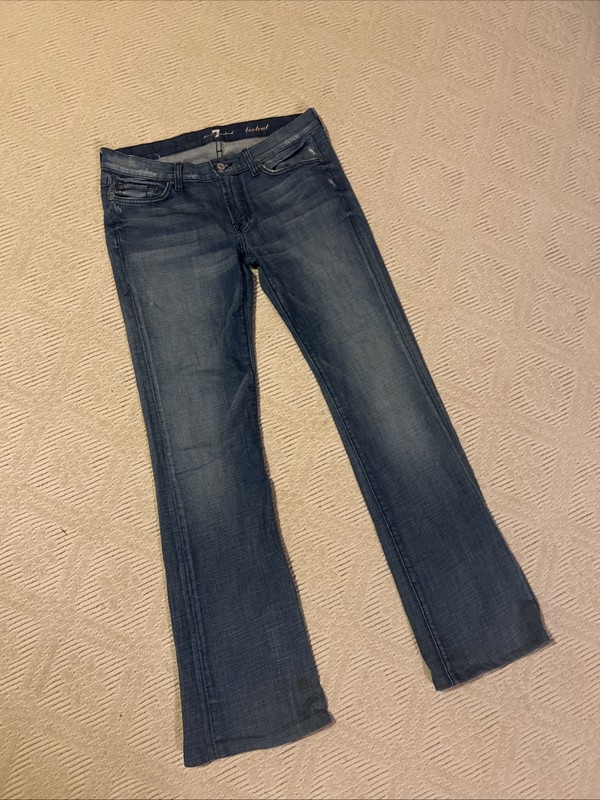 7 For All Mankind Low Rise Bootcut Jeans 30