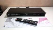 LG BD660 3D Blu‑ray DVD Player – Full HD – Remote & Manuals (No HDMI Cable)