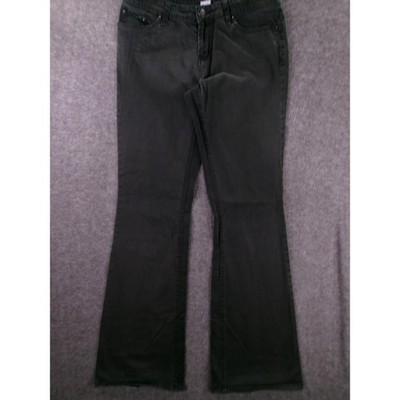 Wear It Declare It Jeans Womens 9 Tall Black Bootcut Dark Wash Design Modern
