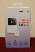 NEW SEALED Vivitar Video Doorbell Intercome & Chime Kit WIFI DB201 Home Security