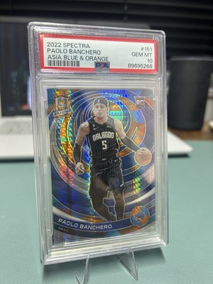 2022 Spectra Paolo Banchero Asia Blue & Orange /49 RC