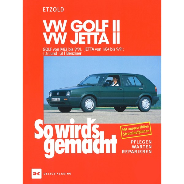 Vw Golf Ii/Gti/Syncro Typ 19 (83-91) So Wird's Gemacht Reparaturhandbuch Etzold-image