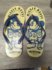 The Original Authentic Mickey Mouse 1928 Men's Flip Flop Sandals Size 8/9 NWOT