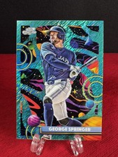 2025 Topps Cosmic Chrome George Springer Aqua Equinox Refractor /199 Toronto 