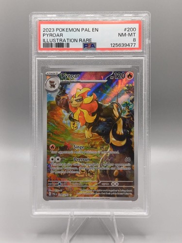 Pyroar graded PSA 9 for sale on eBay