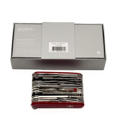 Victorinox 1.6795.XXL Swiss Champ XXL 73 Function Large Swiss Pocket Knife, Red