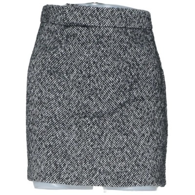 Gina Tricot, Rock, Größe: XS, Schwarz/Weiß, Acryl/Polyester/Viskose/Wolle #xlD