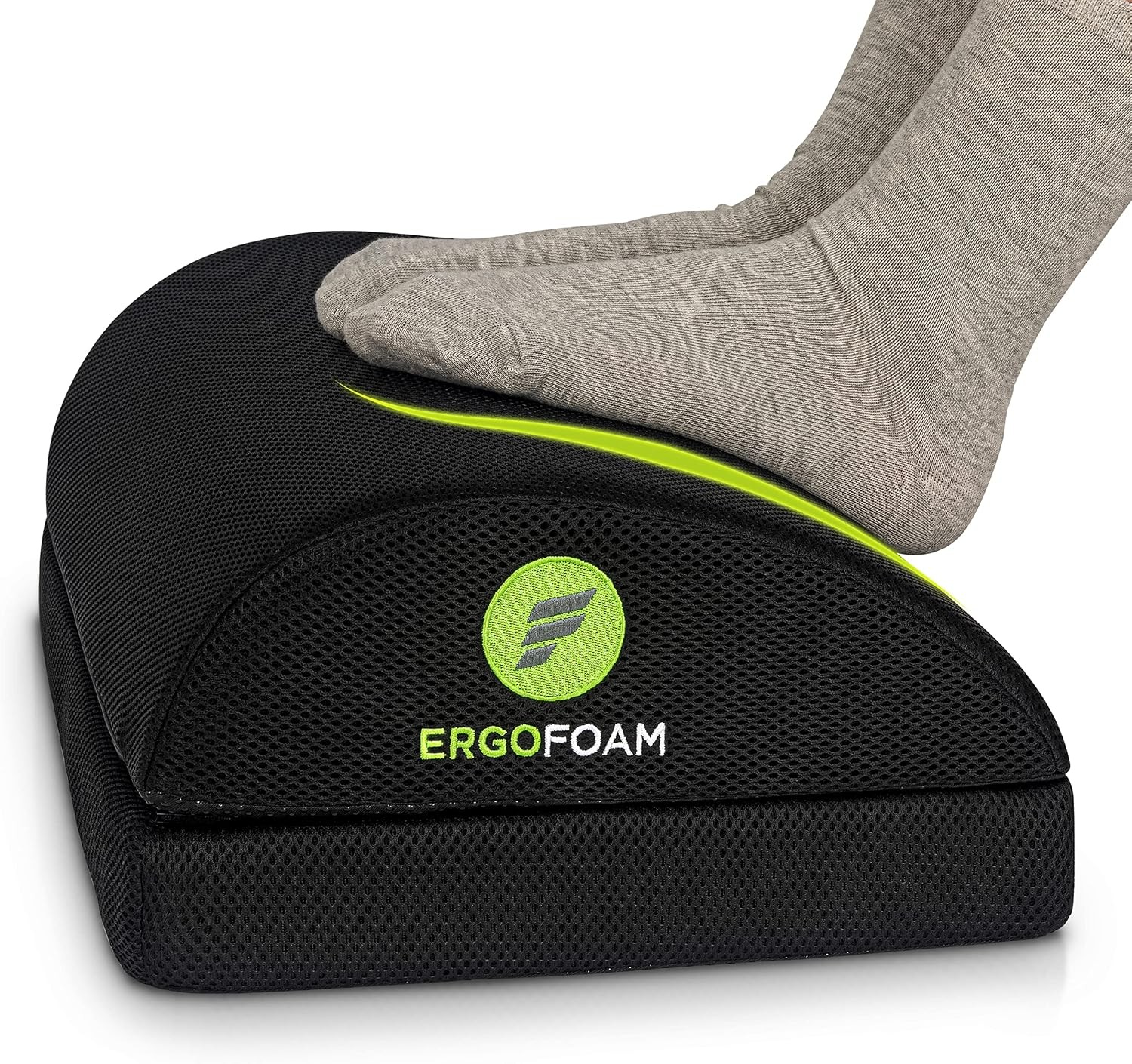 Adjustable Foot Rest for Added Height - Mesh Orthopedic Teardrop Design
