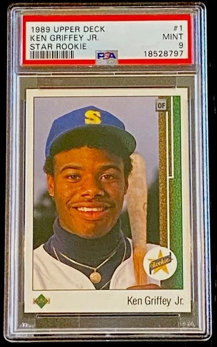 1989 Upper Deck - Ken Griffey Jr #1 (RC) Star Rookie PSA 9 Mint Seattle HOF