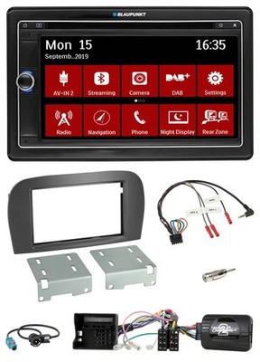 Blaupunkt Bluetooth DAB 2DIN USB DVD Lenkrad Autoradio für Mercedes SL 2006-2011