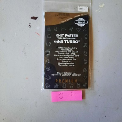 addi Turbo knitting needles 32''