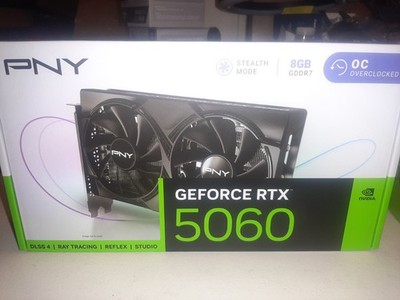 PNY NVIDIA GeForce RTX 5060 8GB ''BOX ONLY NO GRAPHICS CARD BOX ONLY'' SOLO CAJA