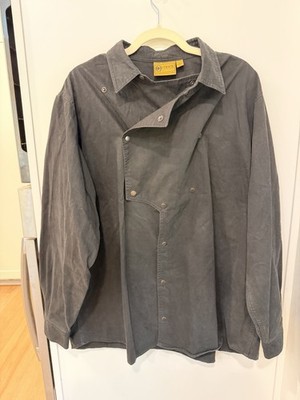 Vintage Outback Trading Co. Bush Outfitters Men s L Calvary Bib Front Shirt