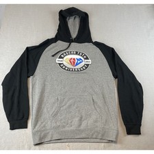 Nascar 75th Anniversary Fleece Mens Sz L Pullover Hoodie Sweatshirt