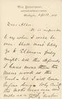 Henry Clark Corbin – U.S. Army Adjutant General – Autographed 1881 Letter (ALS)