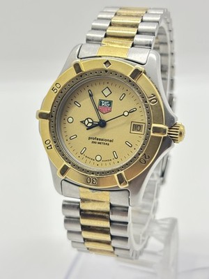 Near Mint-] TAG Heuer 2000 Series 964.013R Date SS Quartz Men's