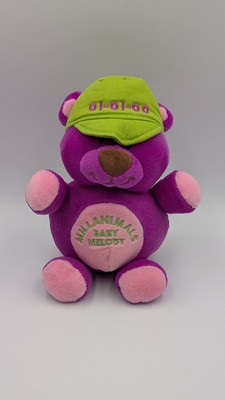 Commonwealth MILLANIMAL BABY MELODY Purple Teddy Bear PLUSH 01-01-00 