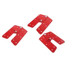 Attic Ladder Hinge Home Loft Stair Accessory Red Metal Folding Ladder Hinge