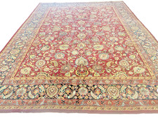 VINTAGE ORIENTAL KHORASAN  PERSIANN RUG ALLOVER PATTERN ROOM SIZE WOOL
