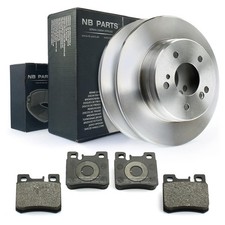 Bremsscheiben 278mm voll Beläge hinten für Mercedes W202 S202 W124 W210 S124 Bremsscheiben 278mm voll Beläge hinten für Mercedes W202 S202 W124 W210 S124