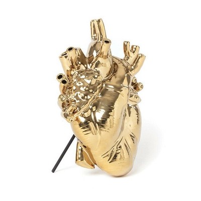 SELETTI Vase ''Love In Bloom'' Gold Gold