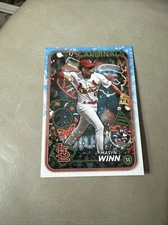 Masyn Winn Rookie RC 2024 Topps Holiday Baseball Card #H94 St. Louis Cardinals