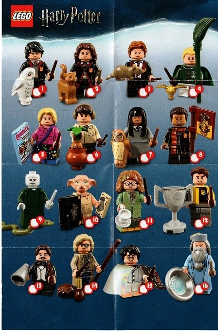 Lego 71022 Minifig Figurine Série Harry Potter - Jacob Kowalski socle fiche bag - Photo 2/2