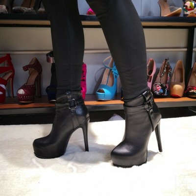 Round Toe Ankle Boots Europe 