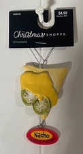 Brand New The Christmas Shoppe Nacho Christmas Ornament Chip Jalapeño Decoration