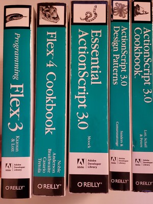 Flex and ActionScript Book Lot - 5 Books | eBay