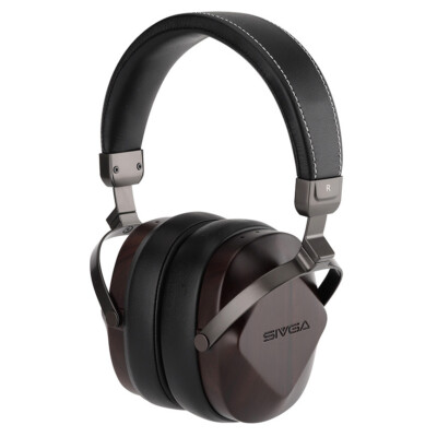SIVGA Oriole SV022 - HiFi Close-back Over-ear Rosewood Headphone - Black Color
