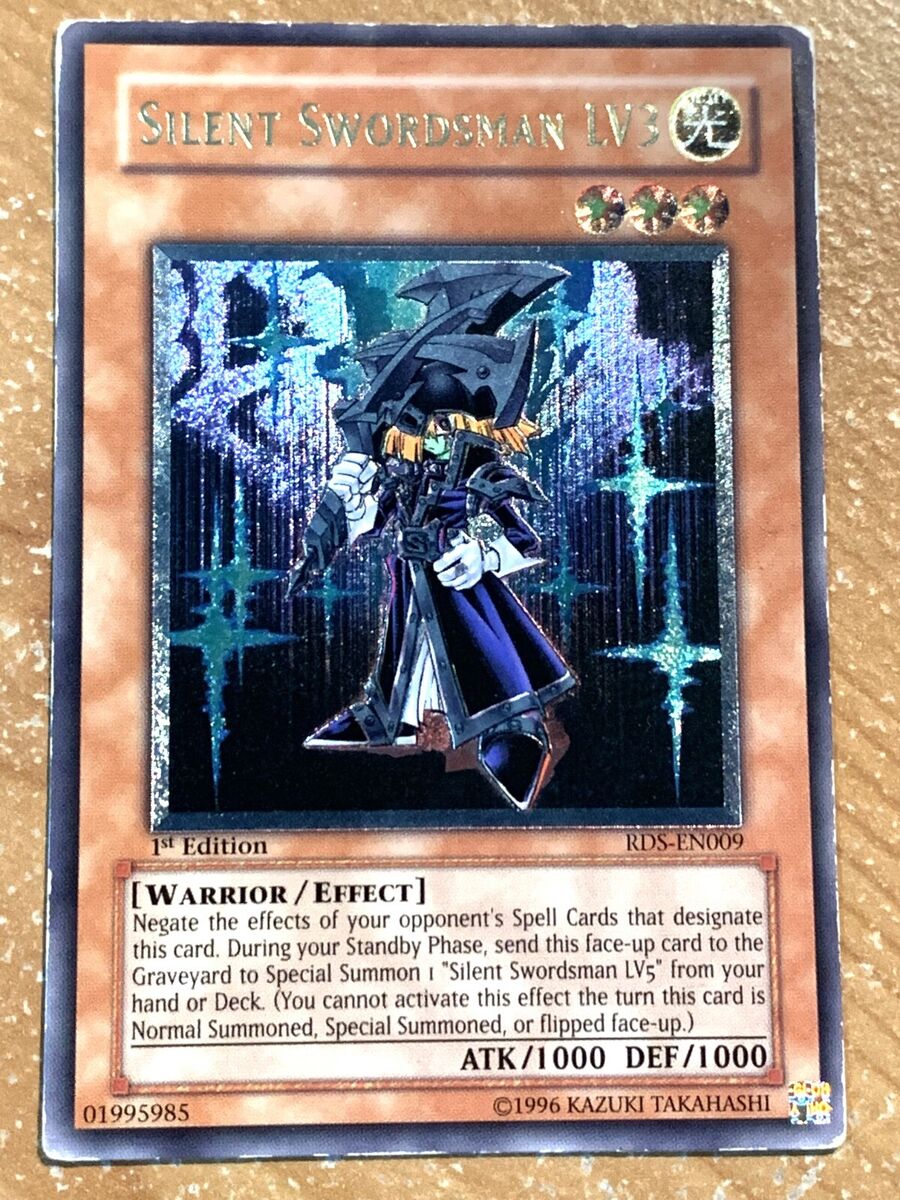 yugioh Silent Swordsman LV3 RDS-EN009 1st Edition Ultimate yugioh Silent Swordsman LV3 RDS-EN009 1st Edition Ultimate