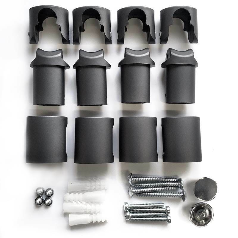 19, 22 or 25mm Clamp Brackets for Heated Towel Rail Radiators Flat