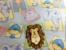 Flannel Fabric - "The Mighty Jungle" LAST PIECE 1/2 yd