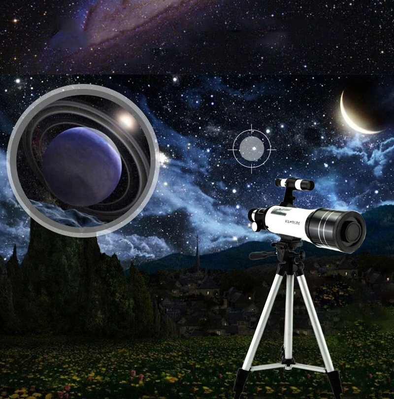 Visionking 70 mm Refractor Astronomical Telescope with high tripod - Image 2 of 4