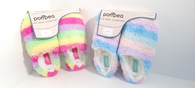Pompea Women's Soft Hairy Memory Non-Slip Padded Slipper