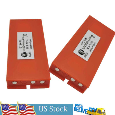 2PCS BT24IK Battery Replacement IKUS BT24IK 4.8V 2400mAh Remote Control Battery