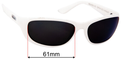 SFx Replacement Sunglass Lenses fits Revo RE4053 Grand Wrap - 61mm Wide