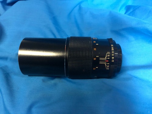 Tele RAYNOX 3.5/200mm 58 Auto Lens + Black & Red Case - Picture 3 of 12