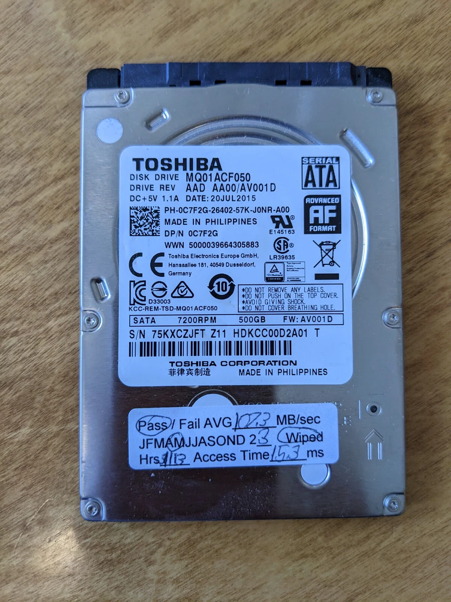Toshiba outlet mq01abf050 ssd