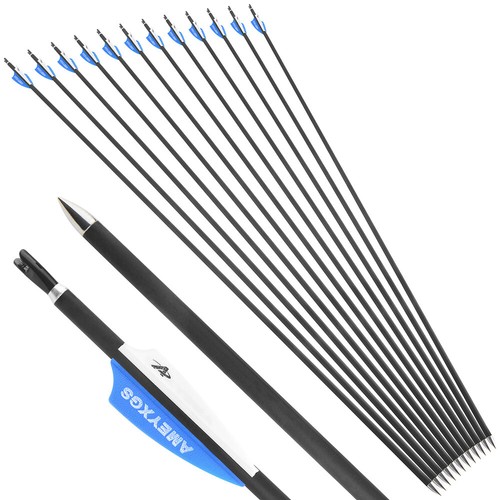 31" Carbon Arrows SP1000 ID4.2mm Archery Quiver Compound Bow Hunting Target - Picture 4 of 14